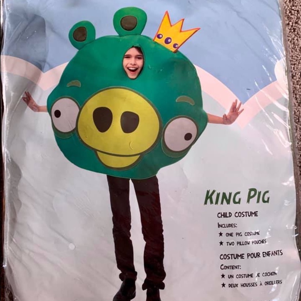 Halloween costume Angry Birds King Pig kids - NEW
